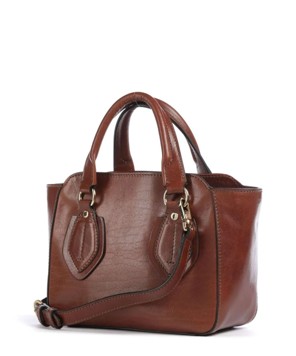 Daphne Handtasche fein genarbtes Rindsleder braun