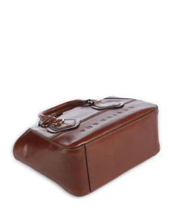 Daphne Handtasche fein genarbtes Rindsleder braun