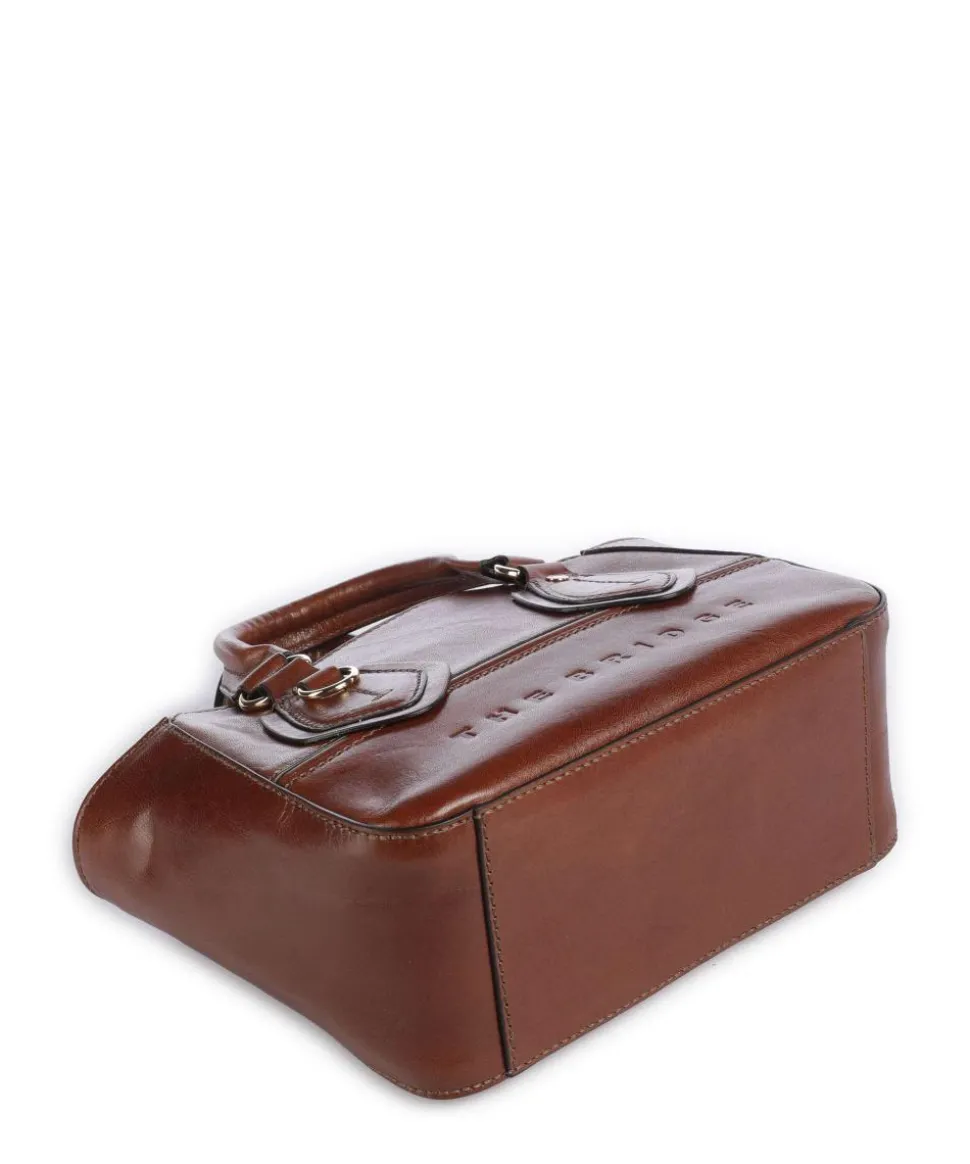 Daphne Handtasche fein genarbtes Rindsleder braun