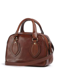 Daphne Handtasche fein genarbtes Rindsleder braun