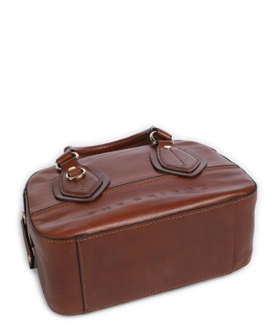 Daphne Handtasche fein genarbtes Rindsleder braun