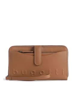 Daphne RFID Geldbörse fein genarbtes Leder braun