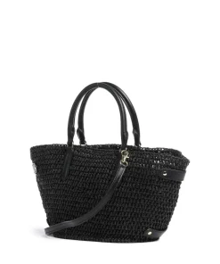 Daphney 20 Straw Handtasche Bast schwarz