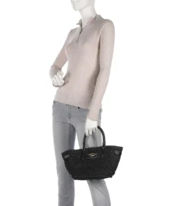 Daphney 20 Straw Handtasche Bast schwarz