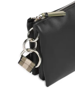 Darceyy Umhängetasche fein genarbtes Rindsleder schwarz