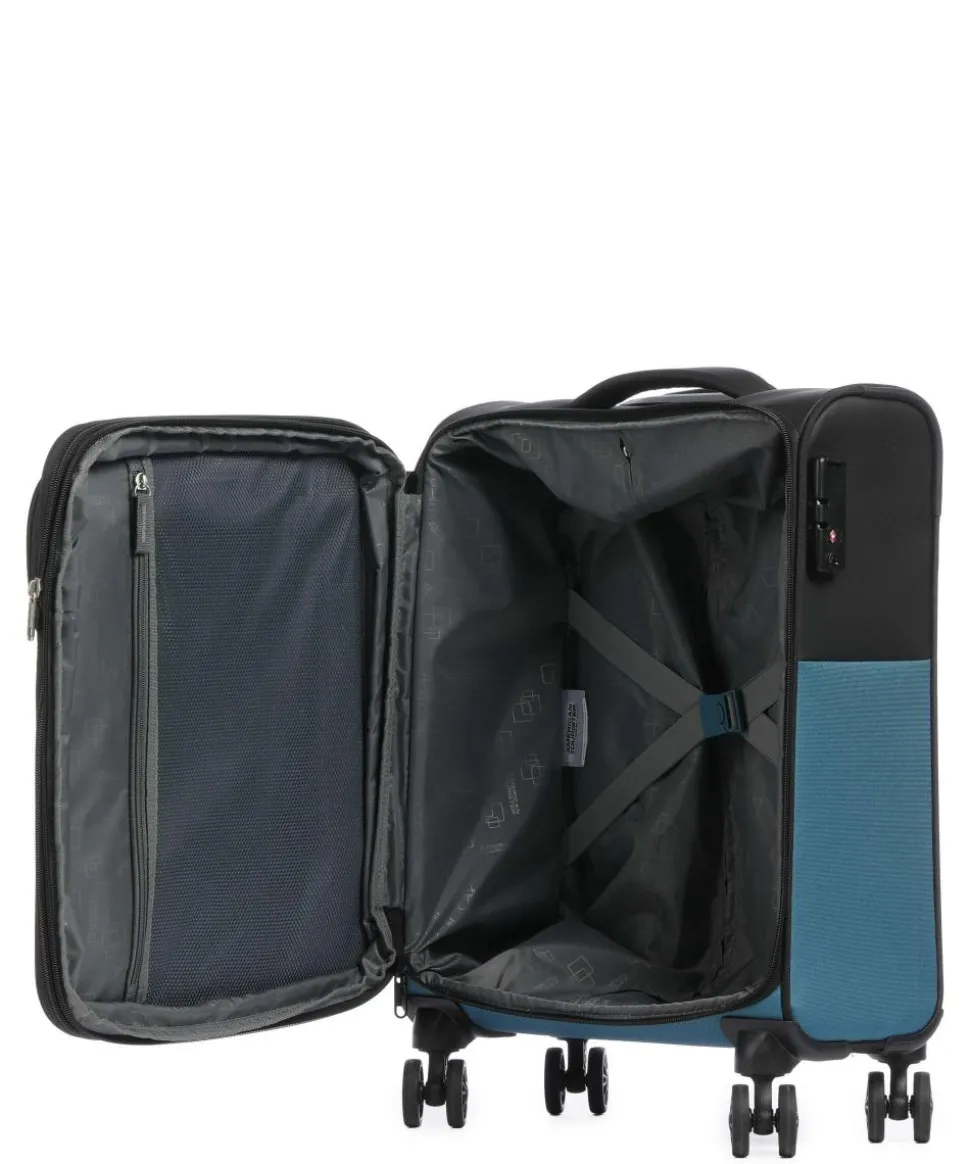 Daring Dash 4-Rollen Trolley blau/schwarz 55 cm