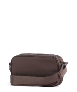 Darla Umhängetasche recyceltes Polyester dunkelbraun