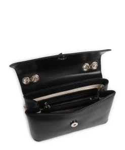 Daryna Schultertasche Lederimitat schwarz