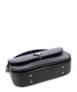 Daryna Schultertasche Lederimitat schwarz