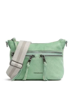 Dear Umhängetasche genarbtes Leder grün