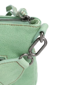 Dear Umhängetasche genarbtes Leder grün