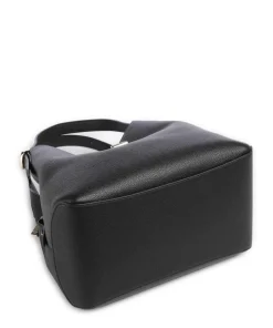 Deco Beuteltasche genarbtes Rindsleder schwarz