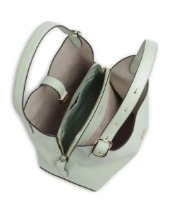 Deco Beuteltasche genarbtes Rindsleder mintgrün