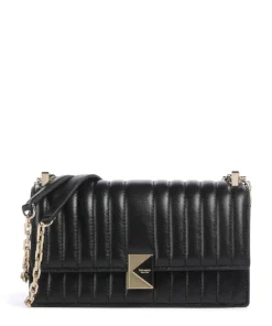 Deco Schultertasche fein genarbtes Rindsleder schwarz