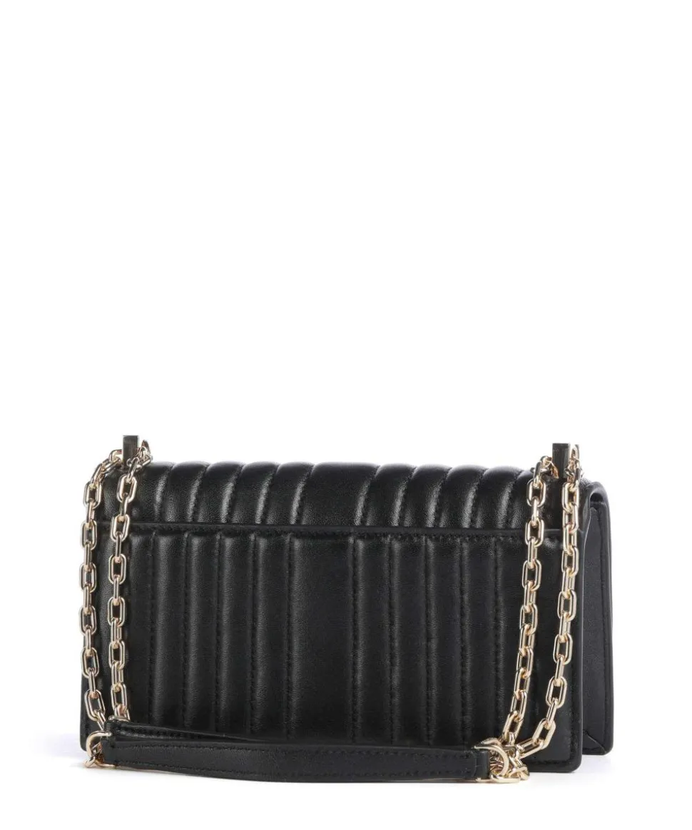 Deco Schultertasche fein genarbtes Rindsleder schwarz