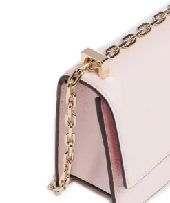 Deco Schultertasche genarbtes Rindsleder rosa