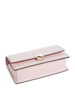 Deco Schultertasche genarbtes Rindsleder rosa