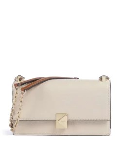 Deco Schultertasche genarbtes Rindsleder beige