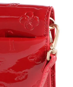 Decoro Lucente Cadea Umhängetasche Lederimitat rot