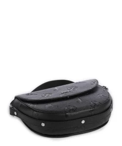 Decoro Stampa Kaley Handtasche Lederimitat schwarz