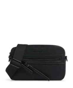 Deep Dark Umhängetasche Lederimitat schwarz