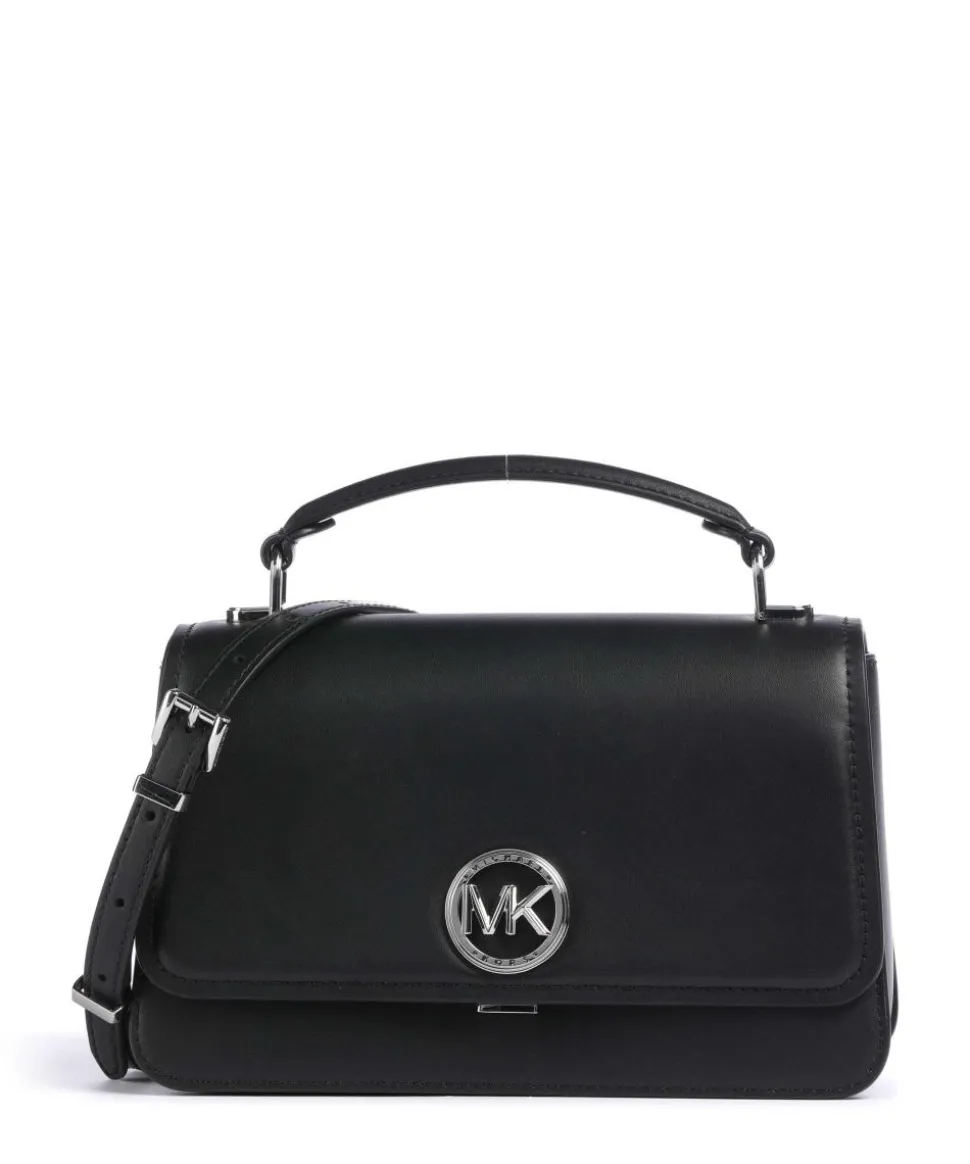 Delancey Handtasche fein genarbtes Rindsleder schwarz