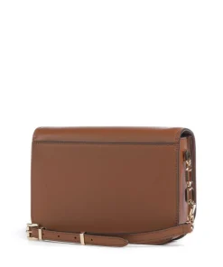 Delancey Umhängetasche fein genarbtes Leder braun