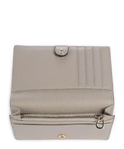 Delia Geldbörse genarbtes Rindsleder beige