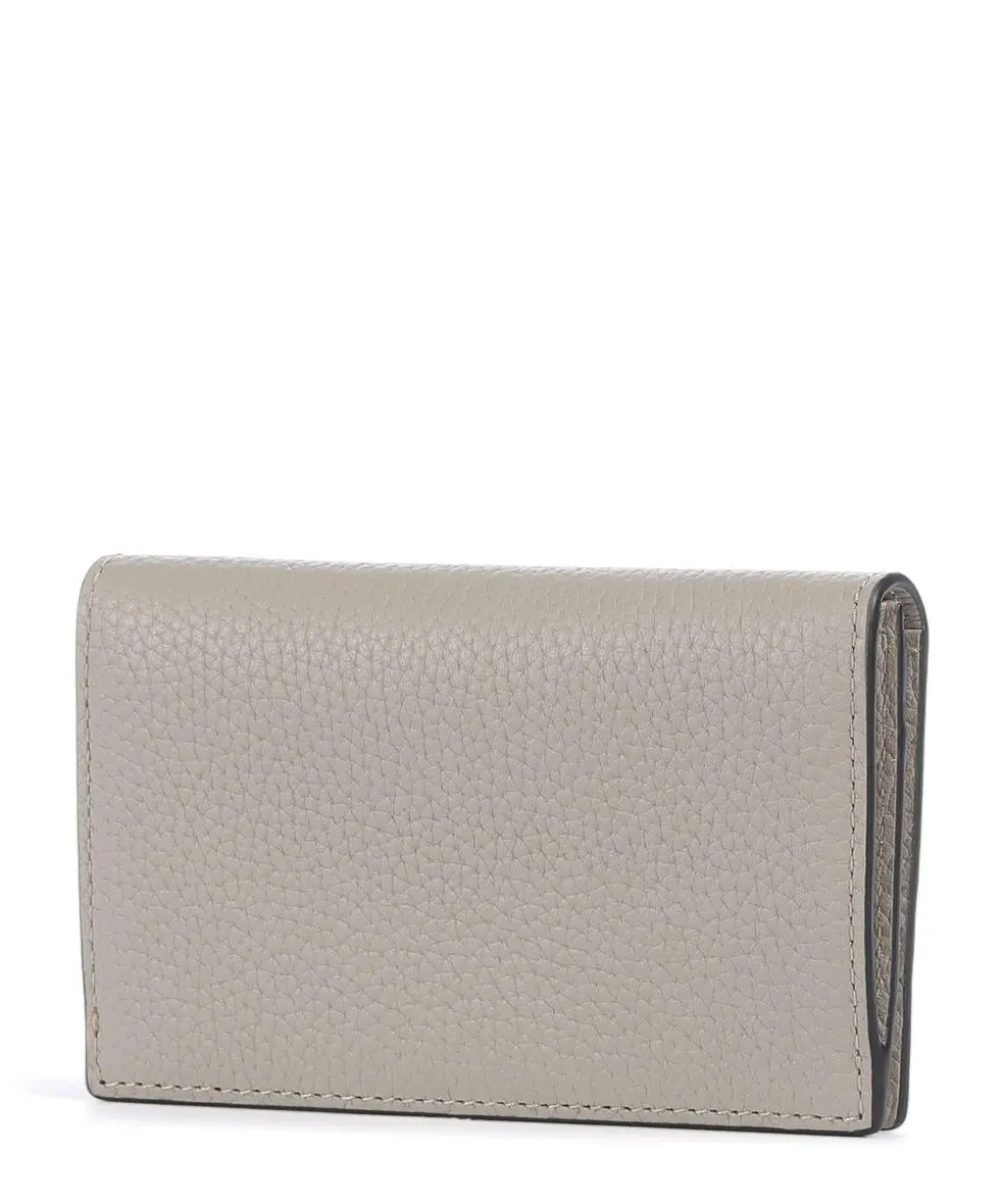 Delia Geldbörse genarbtes Rindsleder beige