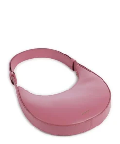 Delizia Mini Schultertasche fein genarbtes Leder pink