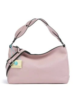 Delos Calliope Beuteltasche genarbtes Kalbsleder rosa