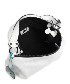 Delos Calliope Beuteltasche genarbtes Kalbsleder weiß