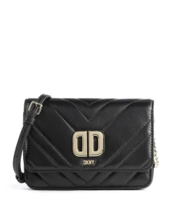 Delphine Umhängetasche Lammleder schwarz