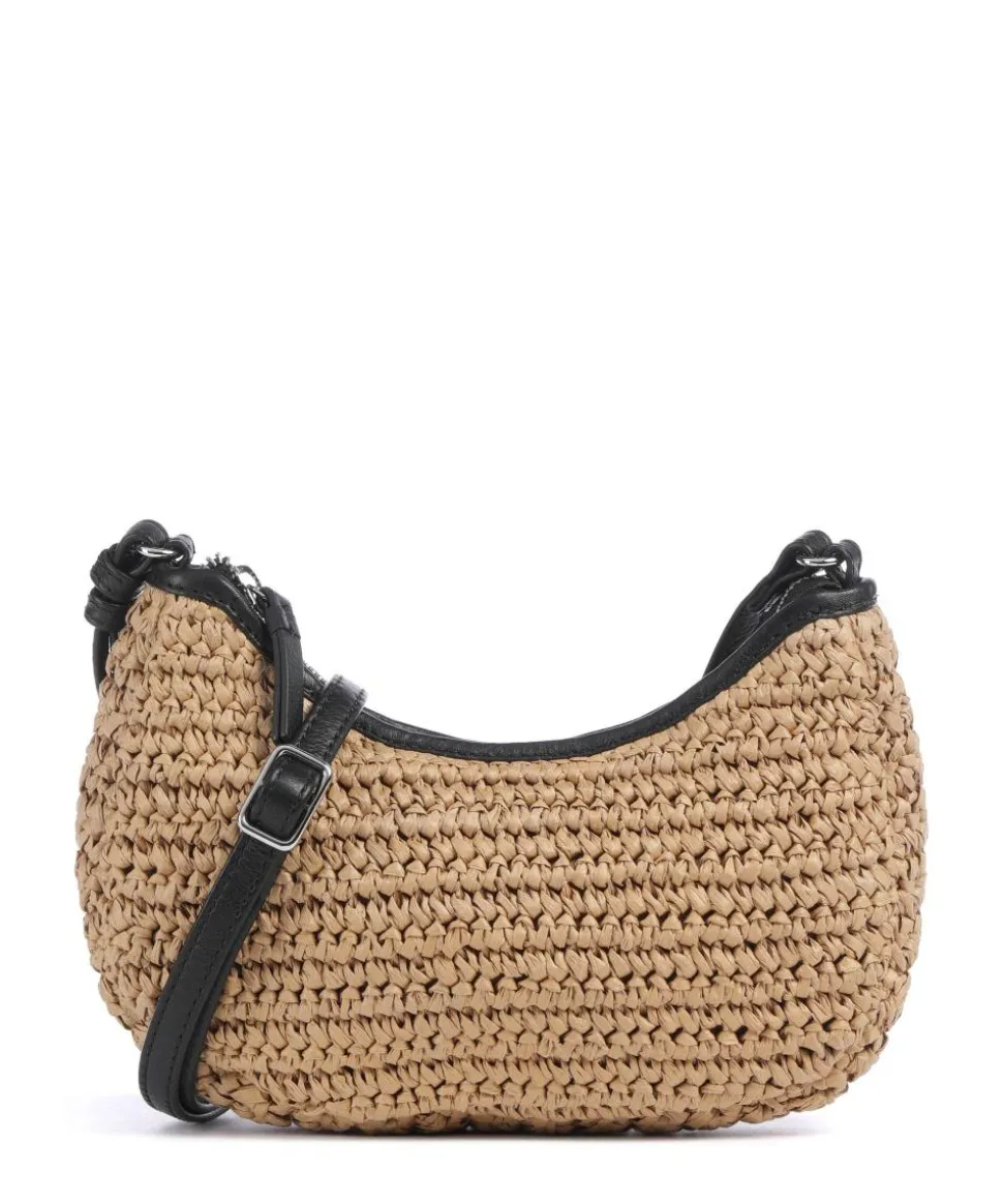 Denela Umhängetasche Bast natur