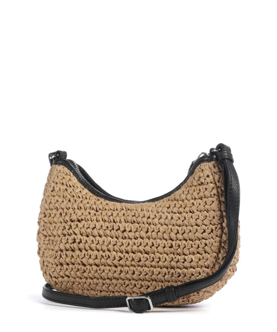 Denela Umhängetasche Bast natur