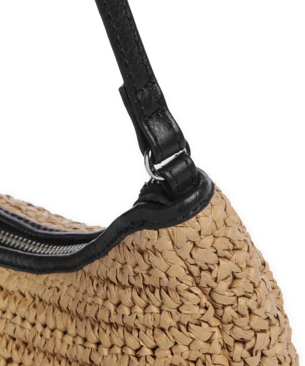 Denela Umhängetasche Bast natur