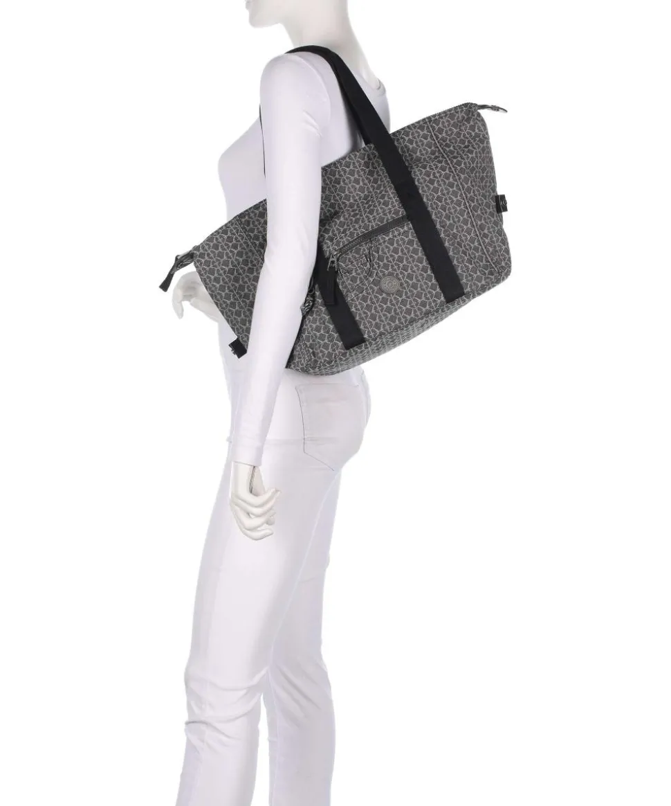 Denim Love Casual Art Shopper Baumwolle grau