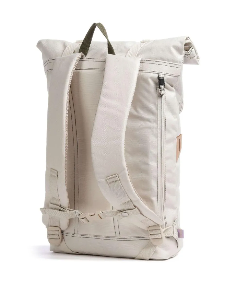 Denise Peter Christopher Rolltop Rucksack 15″ recyceltes Polyester beige