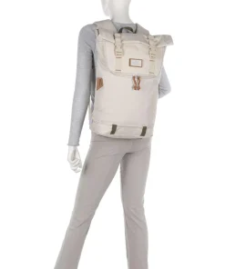 Denise Peter Christopher Rolltop Rucksack 15″ recyceltes Polyester beige