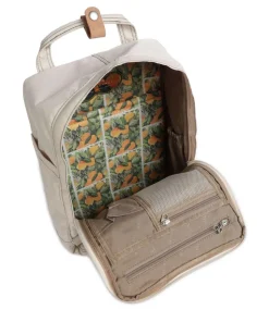 Denise Peter Macaroon Rucksack 14″ recyceltes Polyester beige