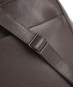 Derris Rucksack 13″ genarbtes Rindsleder taupe