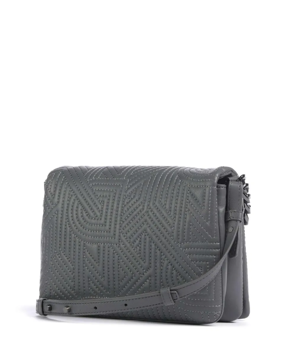 Desiree Umhängetasche Lederimitat dunkelgrau