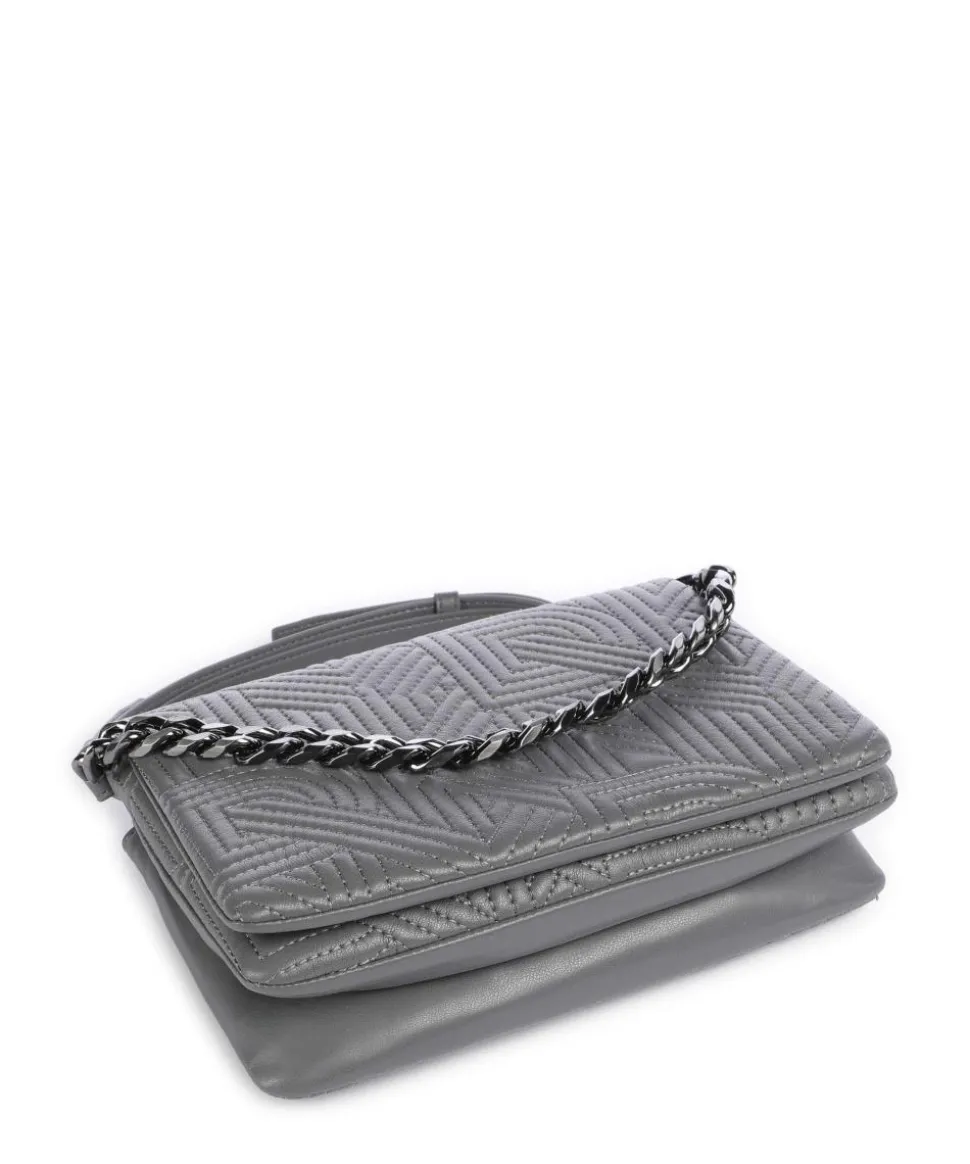 Desiree Umhängetasche Lederimitat dunkelgrau