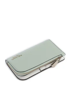 Devin Geldbörse Saffiano-Rindsleder mintgrün