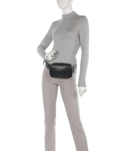 Devon Gürteltasche fein genarbtes Leder schwarz