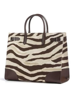 Devyn 42 Handtasche Baumwolle beige/braun