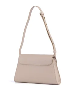 Dew Schultertasche genarbtes Rindsleder altrosa