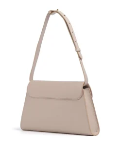 Dew Schultertasche genarbtes Leder altrosa