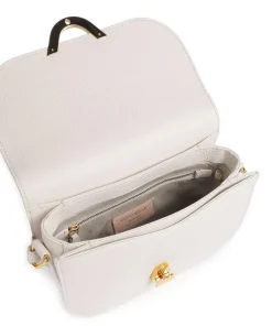 Dew Umhängetasche genarbtes Leder weiß