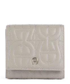 Diadora Geldbörse fein genarbtes Leder beige